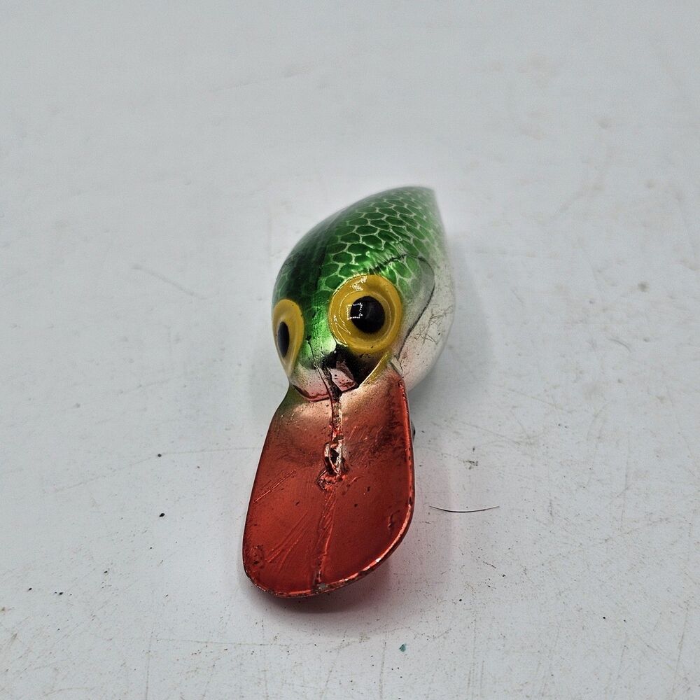 Vintage Storm Wiggle Wart Pre Rapala Green Pirate Never Fished
